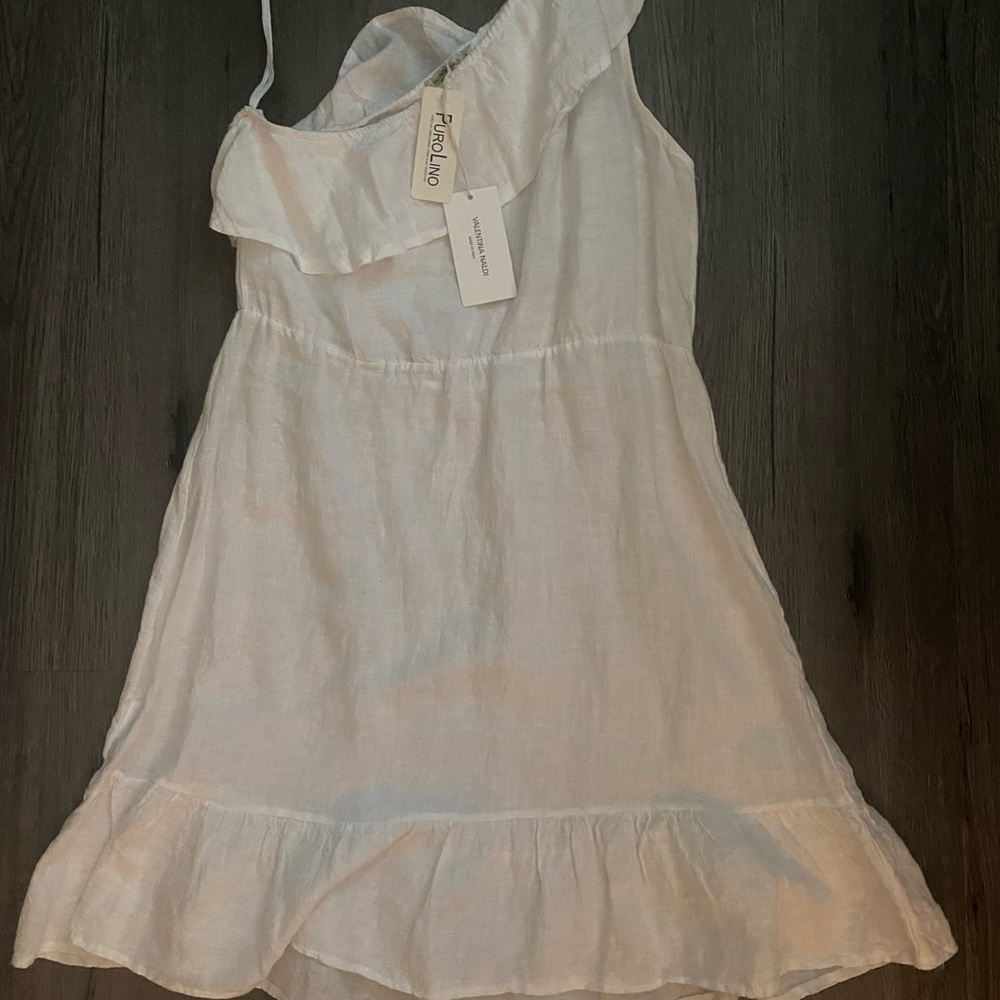 One shoulder Hem dress